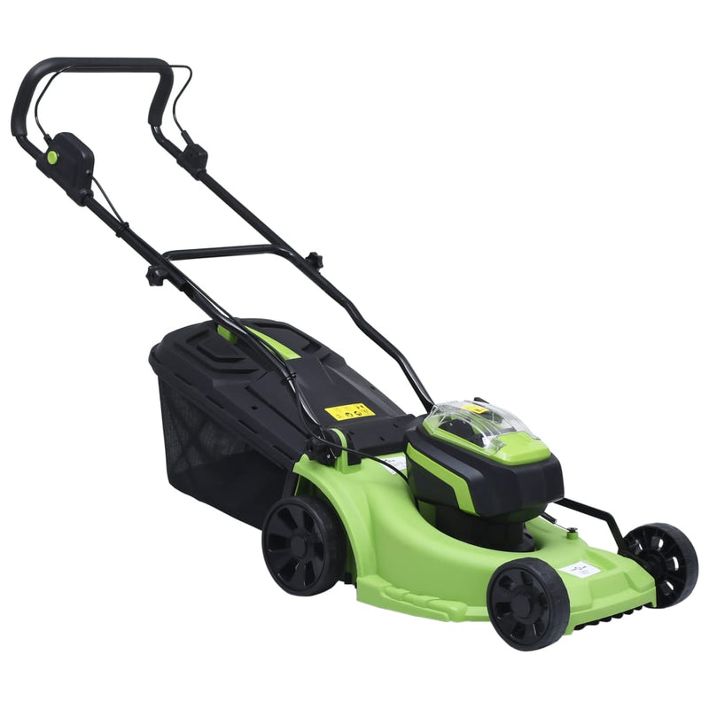 Load image into Gallery viewer, Vidaxl accugrasmaaier met 2 accu's 20 v 2000 mah li-ion

