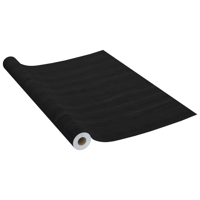 Load image into Gallery viewer, VidaXL Deurfolies zelfklevend 2 st 210x90 cm PVC donkerhoutkleurig
