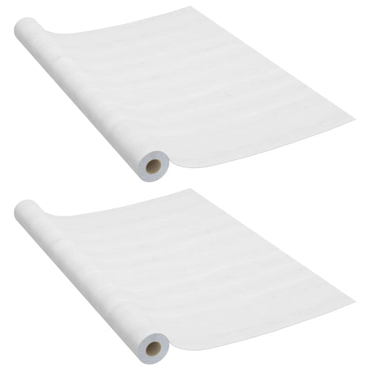 Vidaxl deurfolies zelfklevend 2 st 210x90 cm pvc withoutkleurig