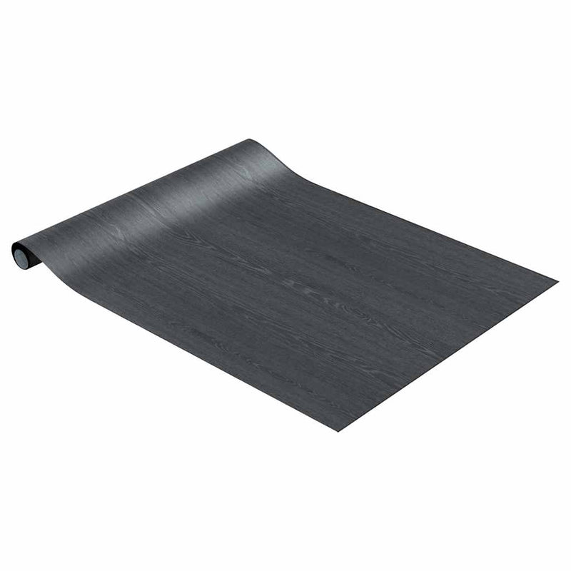 Load image into Gallery viewer, Vidaxl meubelfolie zelfklevend 500x90 cm pvc donkerhoutkleurig
