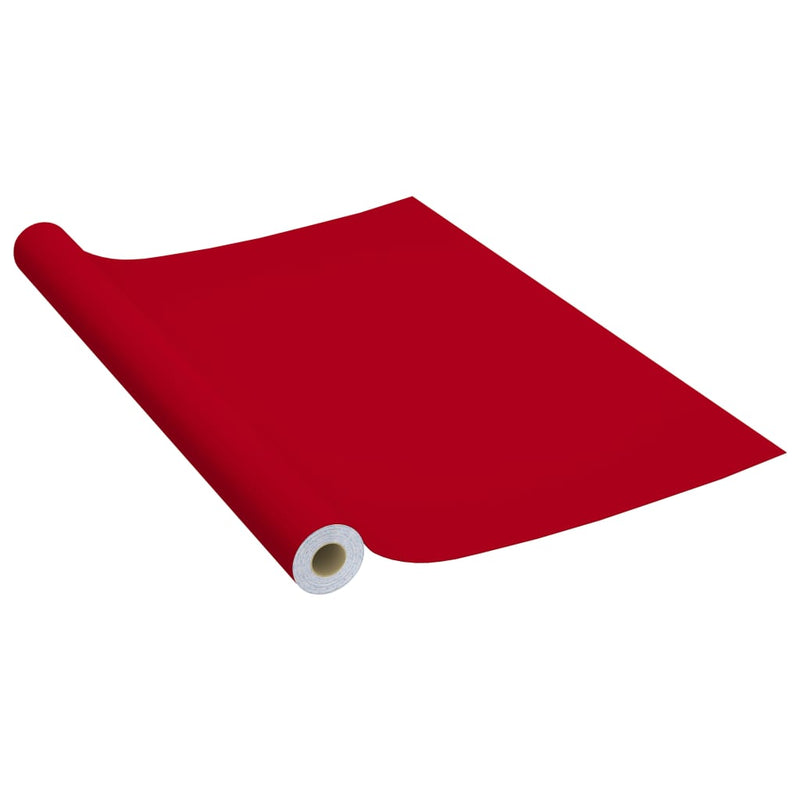 Load image into Gallery viewer, Vidaxl meubelfolie zelfklevend 500x90 cm pvc rood
