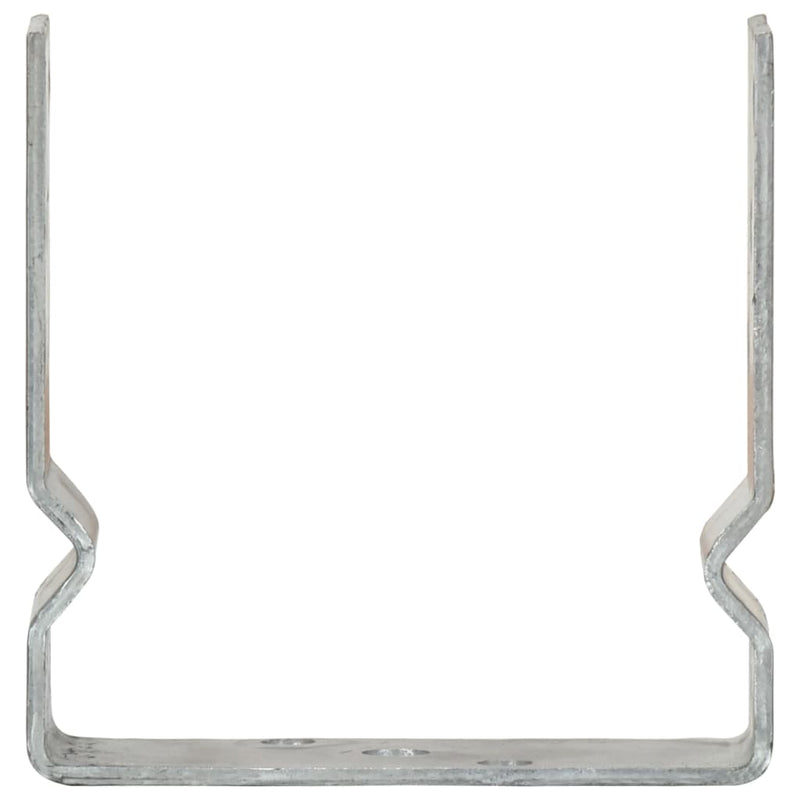 Load image into Gallery viewer, Vidaxl grondankers 2 st 14x6x15 cm gegalvaniseerd staal zilverkleurig

