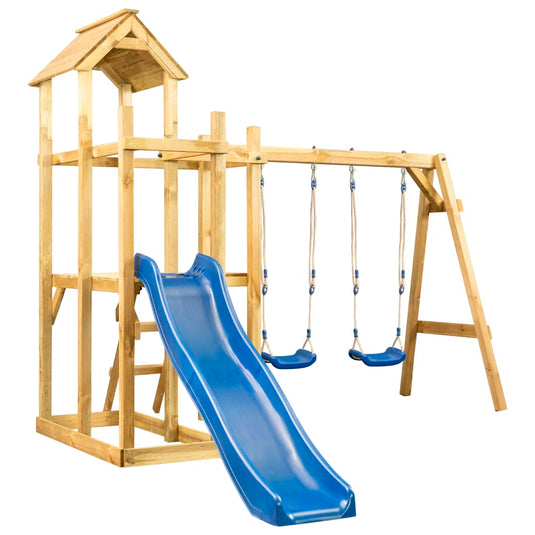 VidaXL Speelhuis 285x305x226,5 cm geïmpregneerd grenenhout