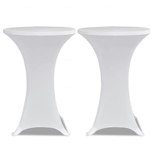 Vidaxl statafelhoes 4 st stretch ø60 cm wit