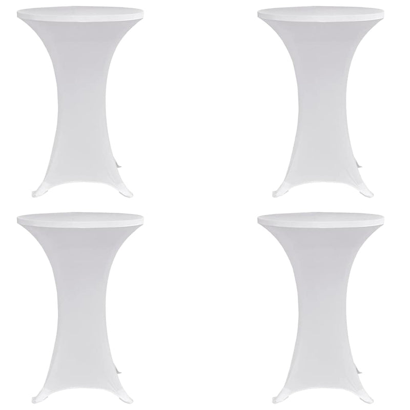 ギャラリービューアに画像をロードする, Vidaxl statafelhoes 4 st stretch ø70 cm wit
