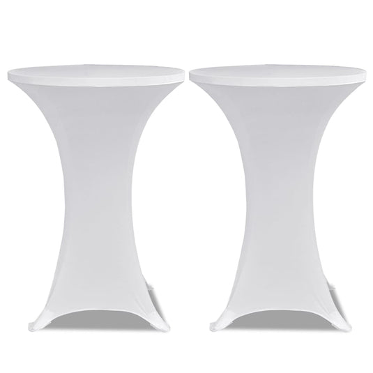 Vidaxl statafelhoes 4 st stretch ø70 cm wit
