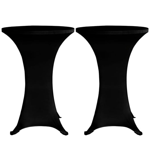 Vidaxl statafelhoes 4 st stretch ø60 cm zwart