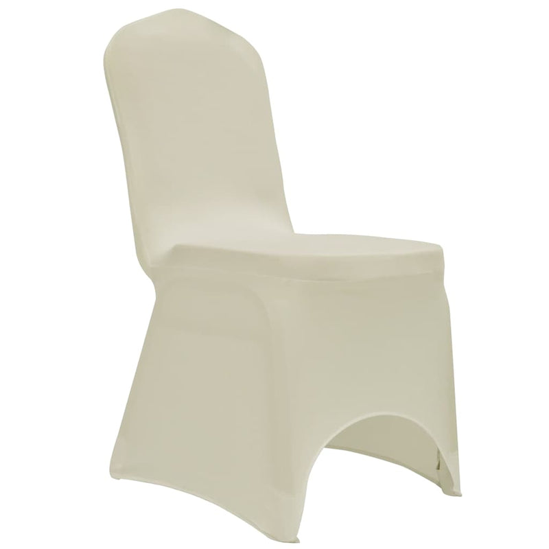 Load image into Gallery viewer, Vidaxl stoelhoezen stretch 12 st crème
