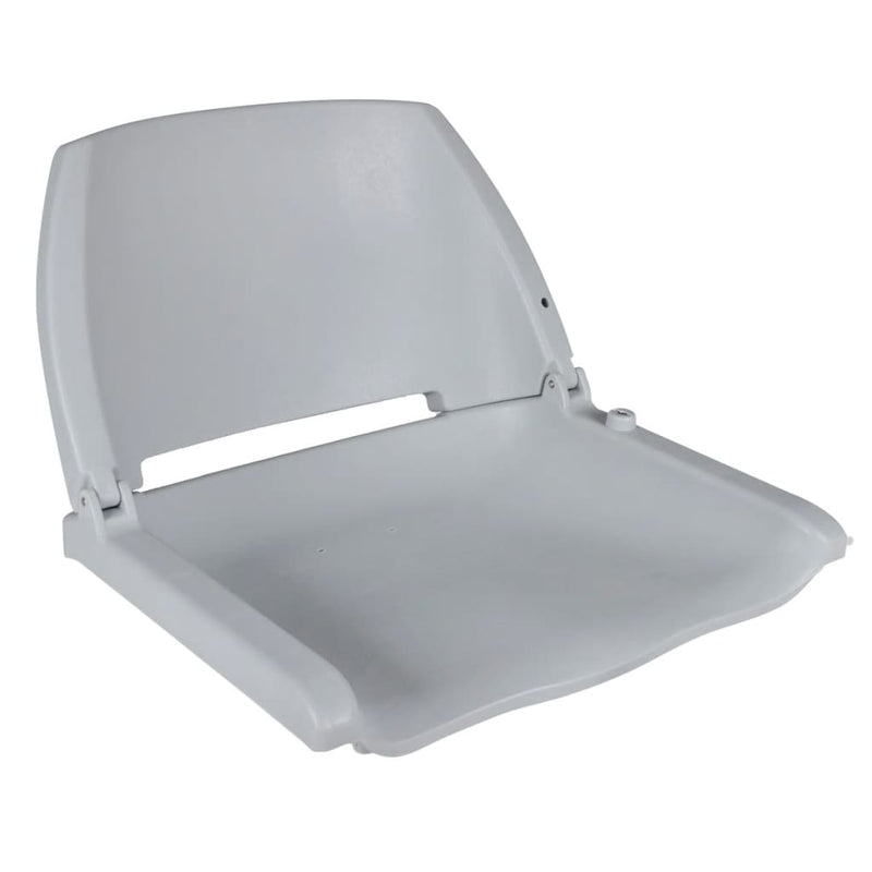 Load image into Gallery viewer, Vidaxl bootstoelen 2 st inklapbare rugleuning 41x51x48 cm grijs
