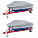 Vidaxl boothoezen 2 st 427-488x229 cm grijs
