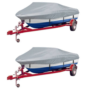 Vidaxl boothoezen 2 st 488-564x239 cm grijs
