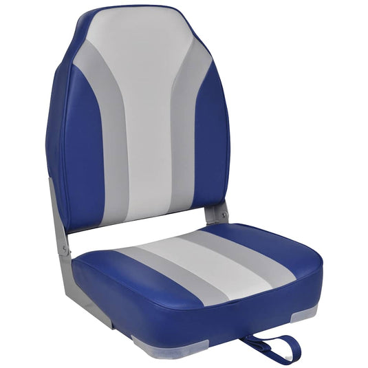 Vidaxl bootstoelen inklapbaar 2 st met hoge rugleuning