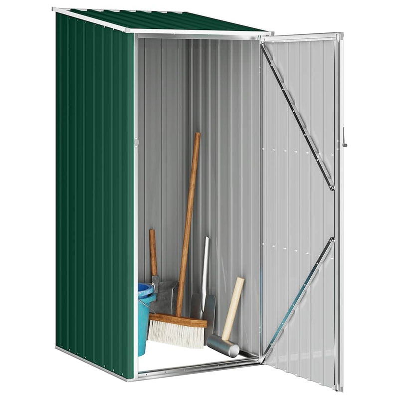 Load image into Gallery viewer, Vidaxl tuinschuur 87x98x159 cm gegalvaniseerd staal groen
