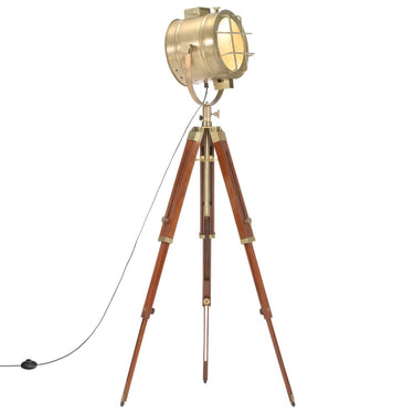 Vidaxl vloerlamp driepoot 165 cm massief mangohout