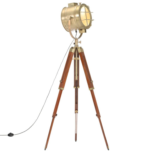 Vidaxl vloerlamp driepoot 165 cm massief mangohout