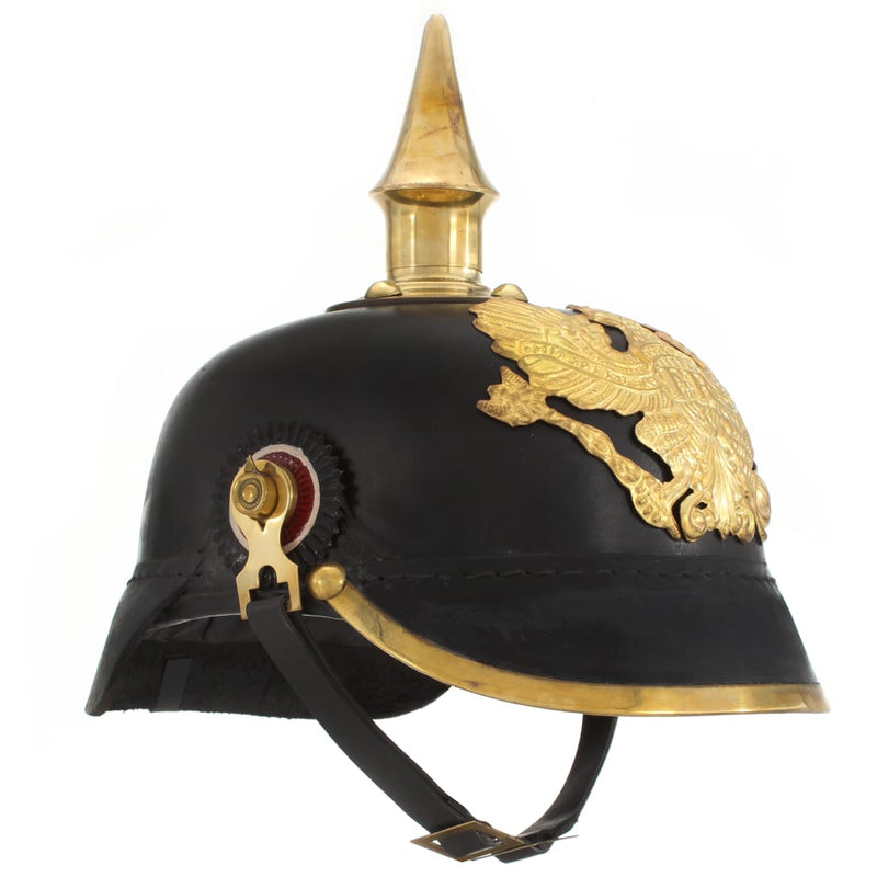 Load image into Gallery viewer, Vidaxl pickelhaube germaans replica larp staal zwart
