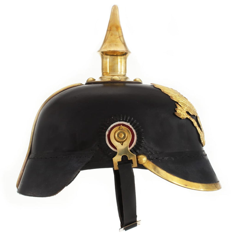 Load image into Gallery viewer, Vidaxl pickelhaube germaans replica larp staal zwart
