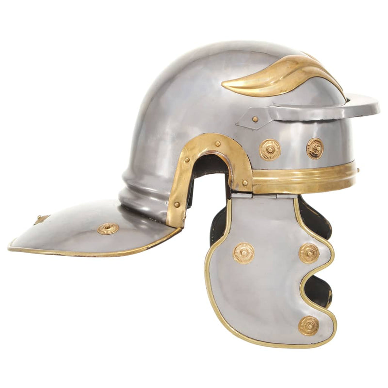 Load image into Gallery viewer, Vidaxl soldatenhelm romeins replica staal zilverkleurig

