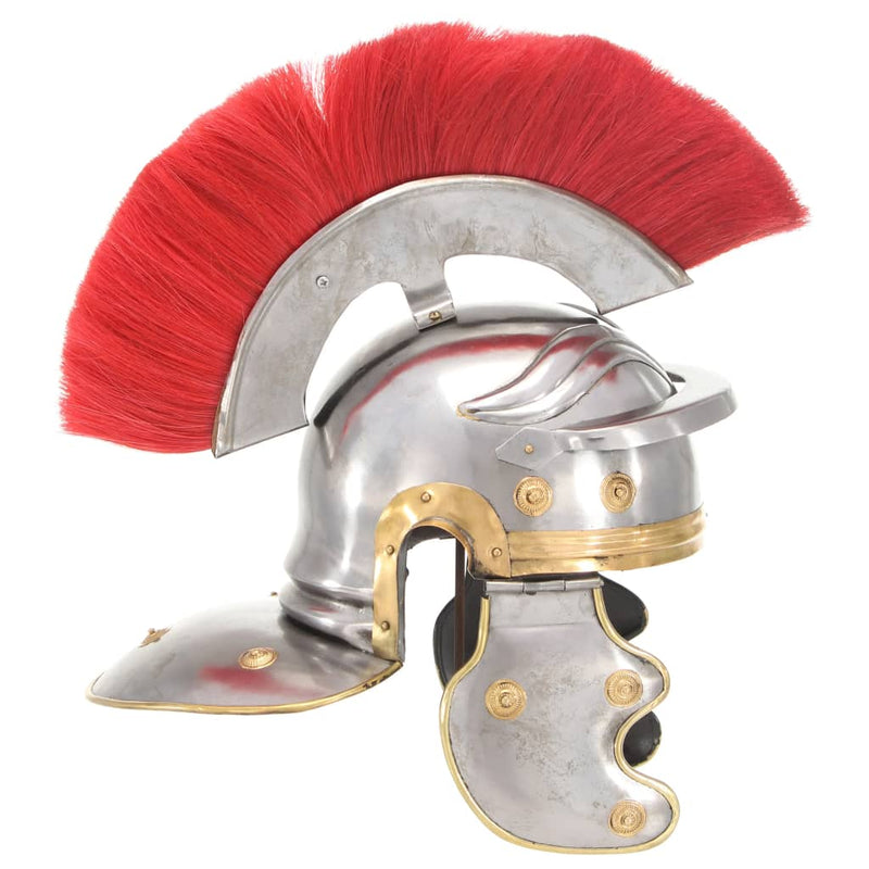 Load image into Gallery viewer, Vidaxl soldatenhelm romeins replica staal zilverkleurig
