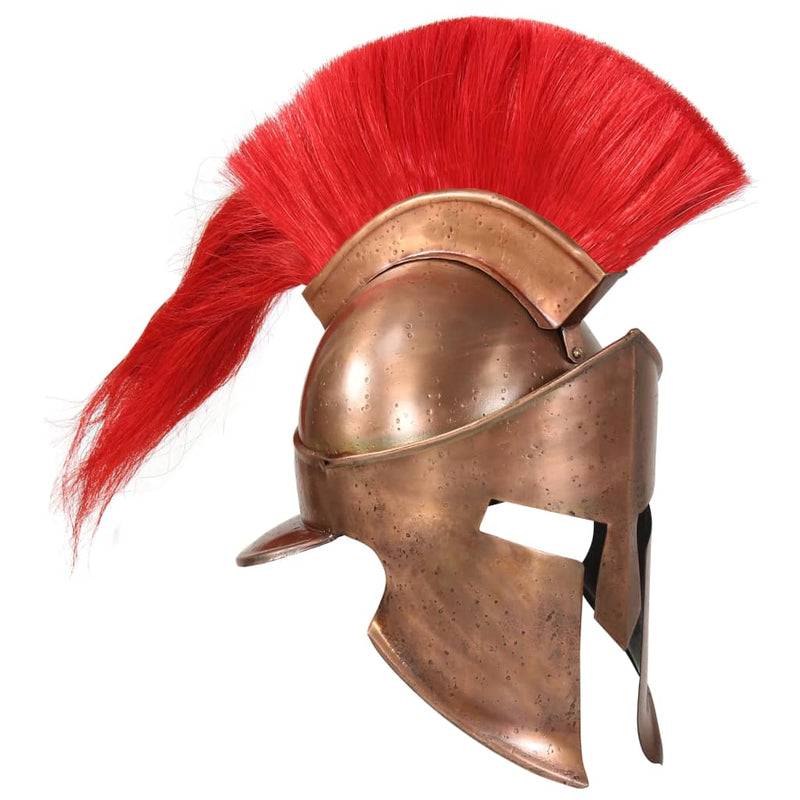 Load image into Gallery viewer, Vidaxl soldatenhelm grieks replica larp staal koperkleurig
