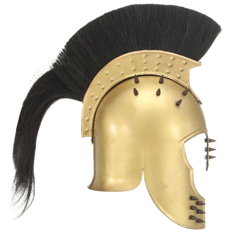 Load image into Gallery viewer, Vidaxl soldatenhelm grieks replica larp staal messingkleurig
