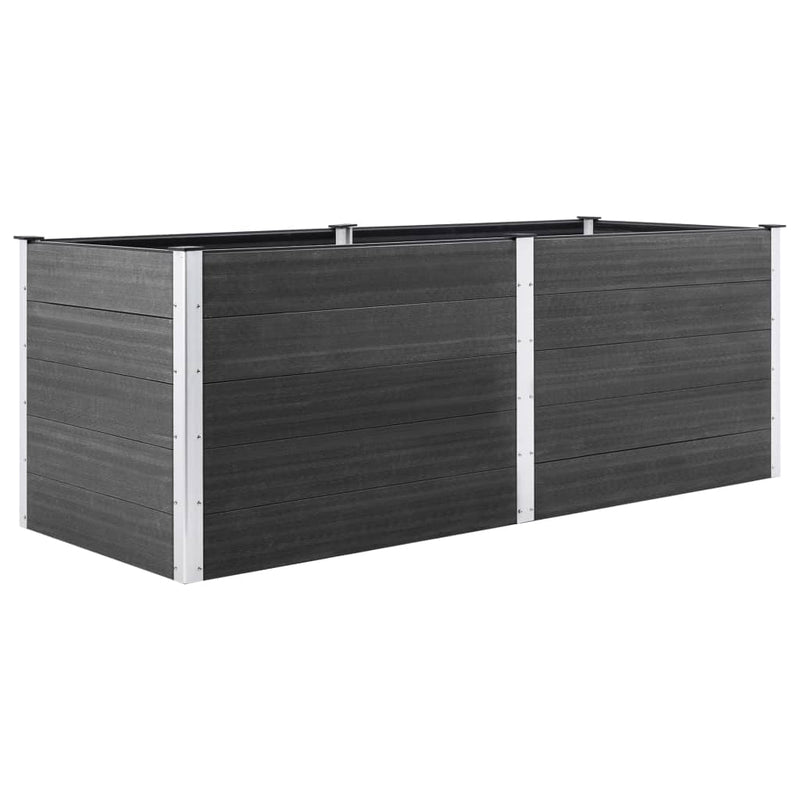 Load image into Gallery viewer, VidaXL Plantenbak verhoogd 250x50x91 cm HKC grijs
