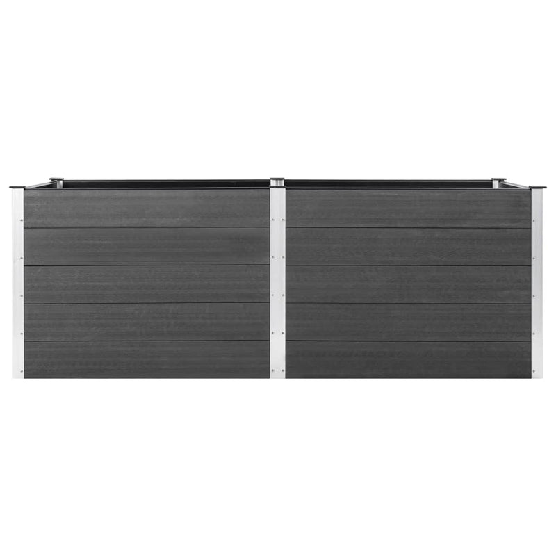Load image into Gallery viewer, VidaXL Plantenbak verhoogd 250x50x91 cm HKC grijs
