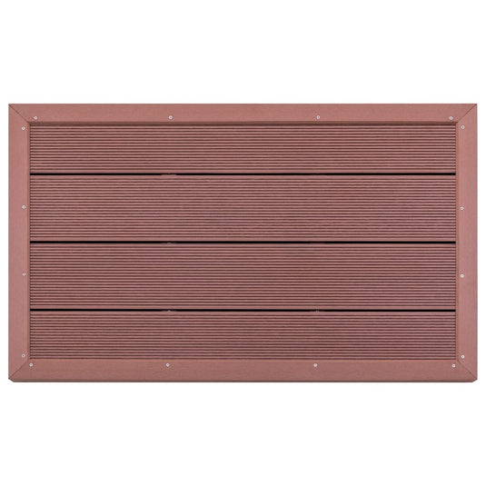 Vidaxl vloerelement voor solardouche 101x63x5,5 cm hkc bruin