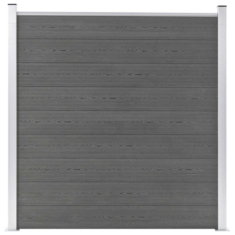 Load image into Gallery viewer, Vidaxl schutting 180x186 cm hkc grijs
