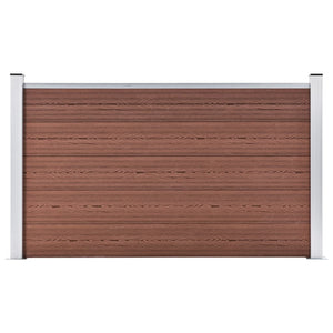 Vidaxl schutting 180x105 cm hkc bruin