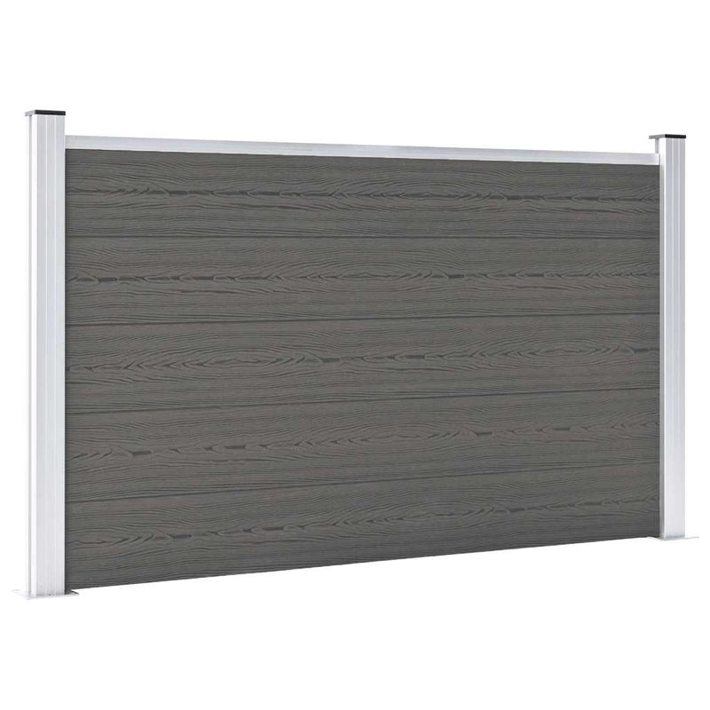 Load image into Gallery viewer, Vidaxl schutting 180x105 cm hkc grijs
