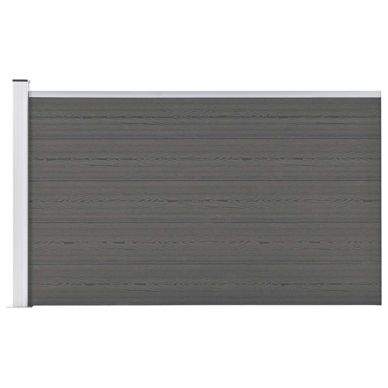Load image into Gallery viewer, Vidaxl schutting 175x105 cm hkc grijs
