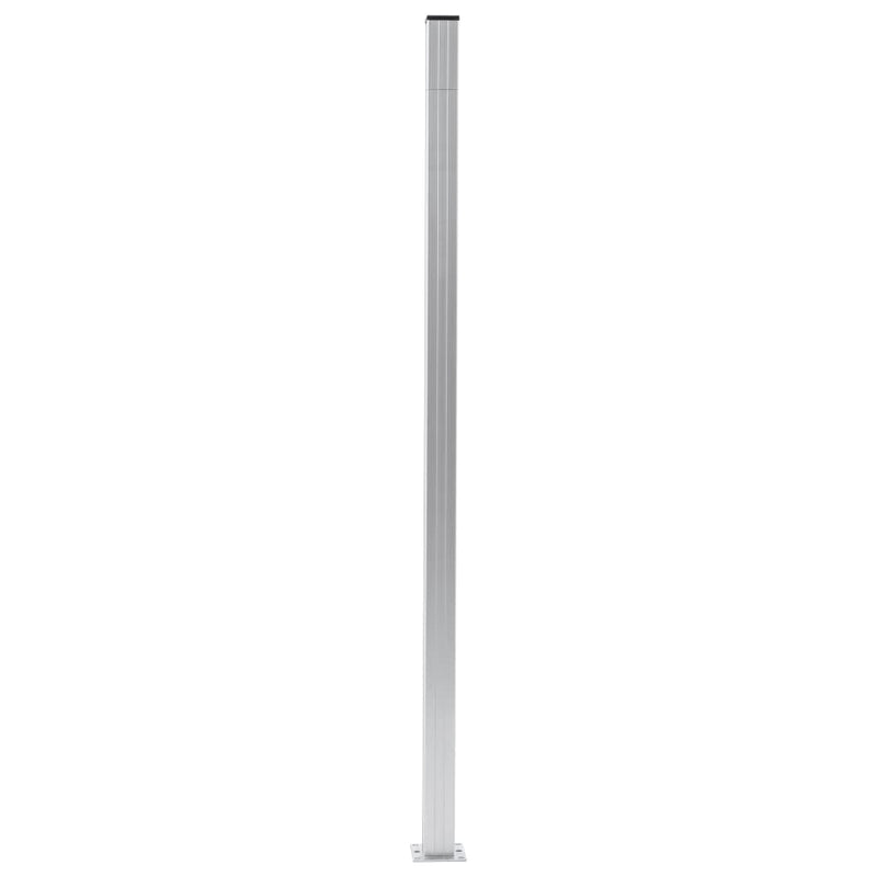 Load image into Gallery viewer, Vidaxl schuttingpalen 3 st 185 cm aluminium
