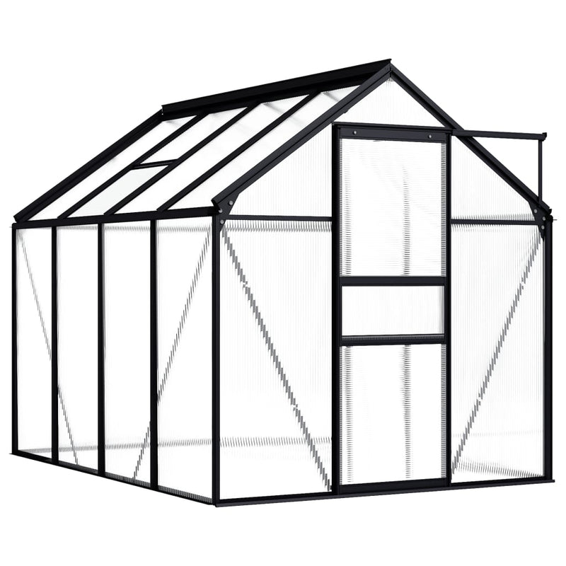 Load image into Gallery viewer, VidaXL Tuinkas 4,75 m² aluminium antracietkleurig
