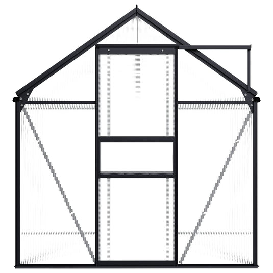 VidaXL Tuinkas 4,75 m² aluminium antracietkleurig