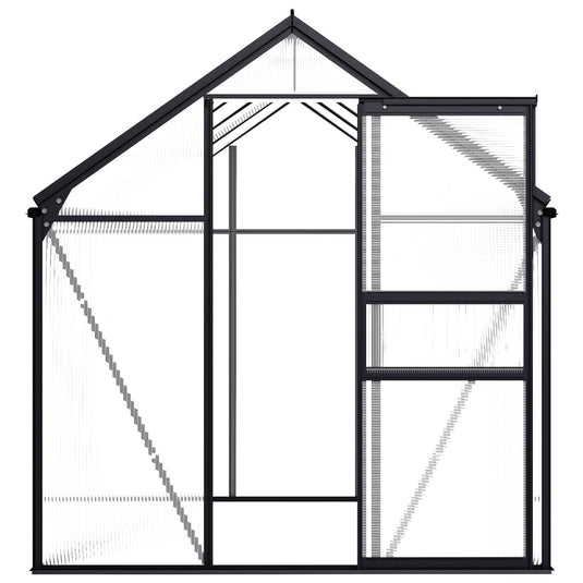 VidaXL Tuinkas 4,75 m² aluminium antracietkleurig