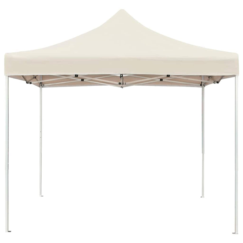 Afbeelding laden in galerijviewer, Vidaxl partytent professioneel inklapbaar 2x2 m aluminium crème
