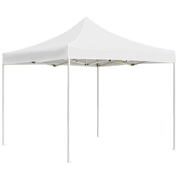 VidaXL Partytent professioneel inklapbaar 2x2 m aluminium wit