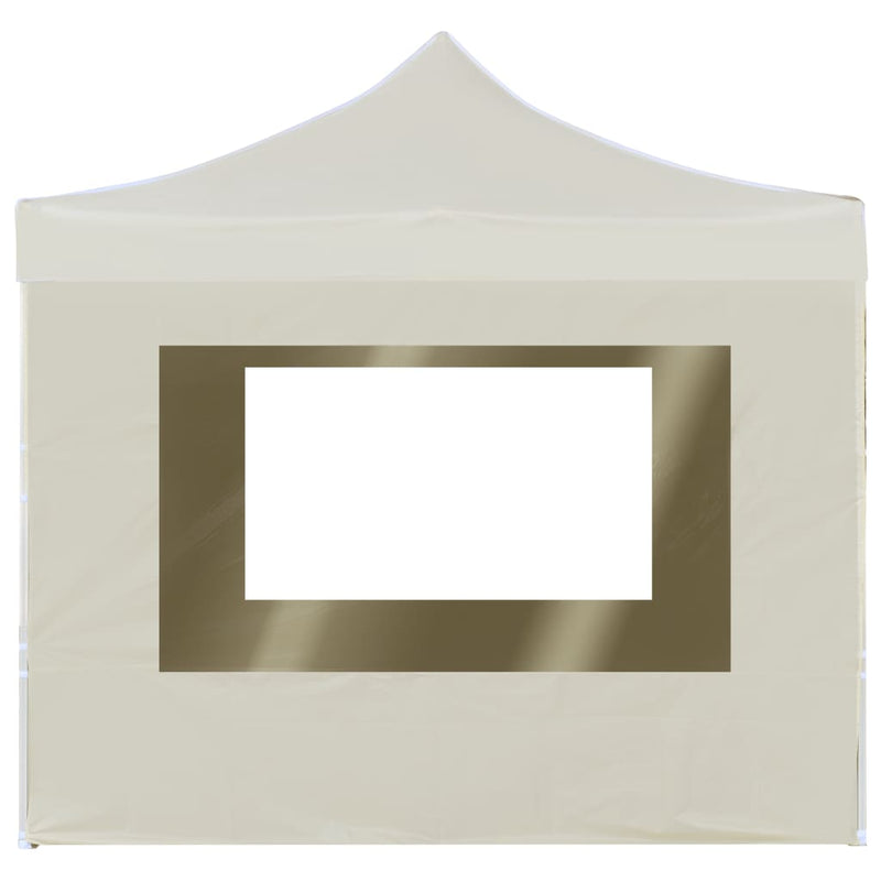Load image into Gallery viewer, Vidaxl partytent inklapbaar met wanden 2x2 m aluminium crème
