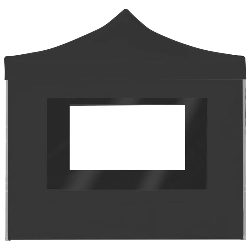 Load image into Gallery viewer, Vidaxl partytent inklapbaar met wanden 2x2 m aluminium antraciet
