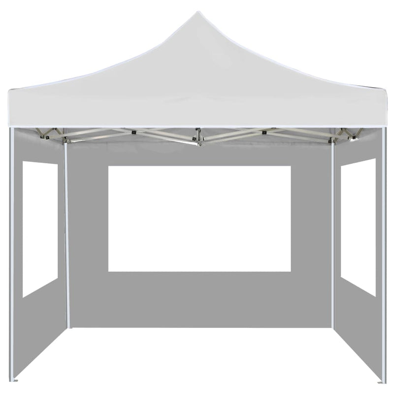Load image into Gallery viewer, Vidaxl partytent inklapbaar met wanden 2x2 m aluminium wit
