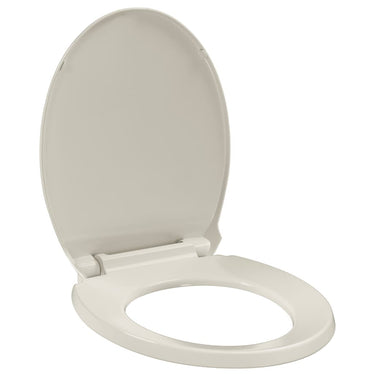 Vidaxl toiletbril soft-close ovaal abrikooskleurig