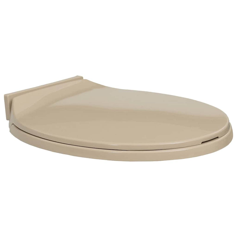 Chargez l'image dans la visionneuse de la galerie, Vidaxl toiletbril soft-close ovaal beige
