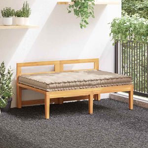 Vidaxl palletvloerkussen 120x80x10 cm katoen beige