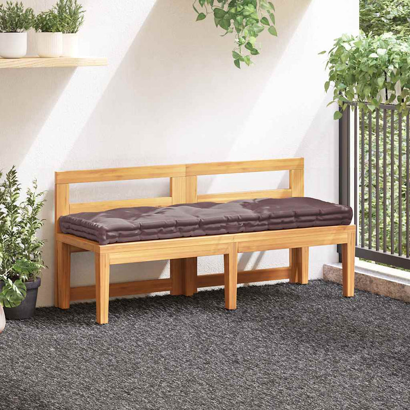Load image into Gallery viewer, Vidaxl palletvloerkussen 120x40x7 cm katoen taupe
