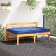 Vidaxl palletvloerkussen 120x80x10 cm katoen lichtblauw