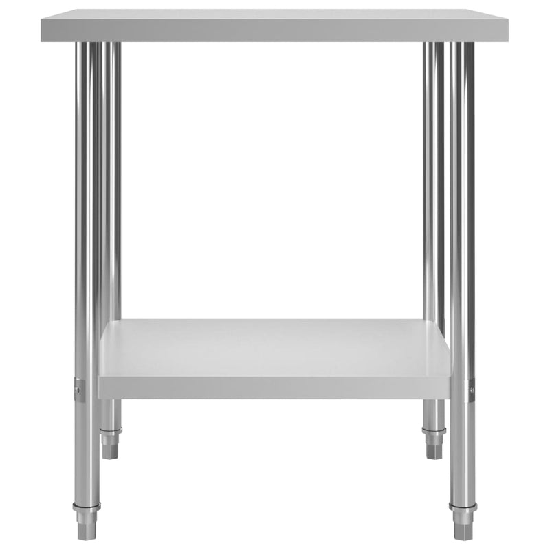Load image into Gallery viewer, Vidaxl keukenwerktafel 80x60x85 cm roestvrij staal
