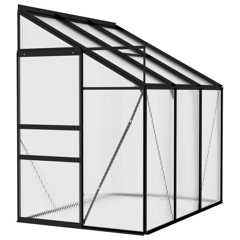 Load image into Gallery viewer, VidaXL Broeikas 3,8 m³ aluminium antracietkleurig
