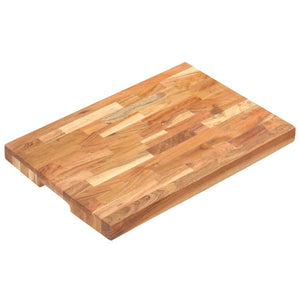 Vidaxl hakblok 50x35x4 cm massief acaciahout