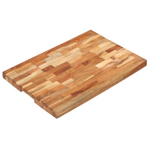 Vidaxl hakblok 60x40x4 cm massief acaciahout